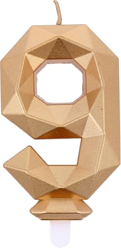 Kerze Diamond Gold Nr. 9 Kerze Diamond Gold Nr. 9 von Graziano
