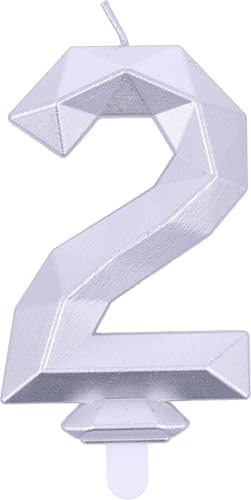 Kerze Diamond Silver Nr. 2 Kerze Diamond Silver Nr. 2 von Graziano