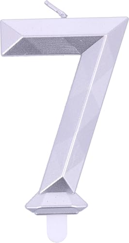 Kerze Diamond Silver Nr. 7 Kerze Diamond Silver Nr. 7 von Graziano