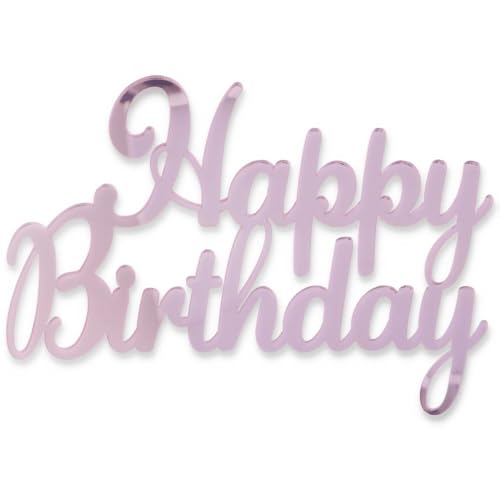 Side Topper Happy Birthday Rosa Gold von Graziano