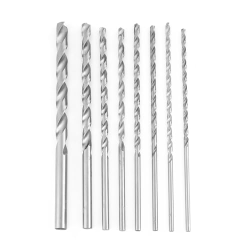 GRCFUMO 8PCS Extra langer Stahl gerade Shank -Drehbohrwerkzeug, 4 bis 10 mm Hochgeschwindigkeits -Stahlbohrwerkzeug, gerade Schaftbohrer -Set für Holz GRCFUMO 8PCS Extra langer Stahl gerade Shank -Drehbohrwerkzeug, 4 bis 10 mm Hochgeschwindigkeits -Stahlbohrwerkzeug, gerade Schaftbohrer -Set für Holz von Grcfumo