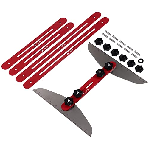 Grcfumo 1 PC -Treppenschneidwerkzeug, Treppenstufe Gauge Template Tool, Edelstahl Genauige Treppenmetervorlage für Fensterbänke Kleiderschrankregale gemessen Grcfumo 1 PC -Treppenschneidwerkzeug, Treppenstufe Gauge Template Tool, Edelstahl Genauige Treppenmetervorlage für Fensterbänke Kleiderschrankregale gemessen von Grcfumo