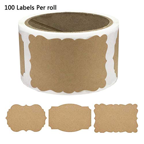 Greabuy 100 Stück/Rolle unregelmäßig beschreibbare Aufkleber, selbstklebende Briefumschlagsdichtungen, Aufkleber, kleine Unternehmensverpackungen Greabuy 100 Stück/Rolle unregelmäßig beschreibbare Aufkleber, selbstklebende Briefumschlagsdichtungen, Aufkleber, kleine Unternehmensverpackungen von Greabuy