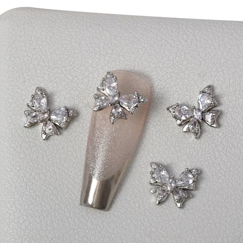 Greabuy 3D-Schmetterlings-Strass-Dekorationen, Metallnieten, Schmuck, Beauty-Designs, Charms Greabuy 3D-Schmetterlings-Strass-Dekorationen, Metallnieten, Schmuck, Beauty-Designs, Charms von Greabuy