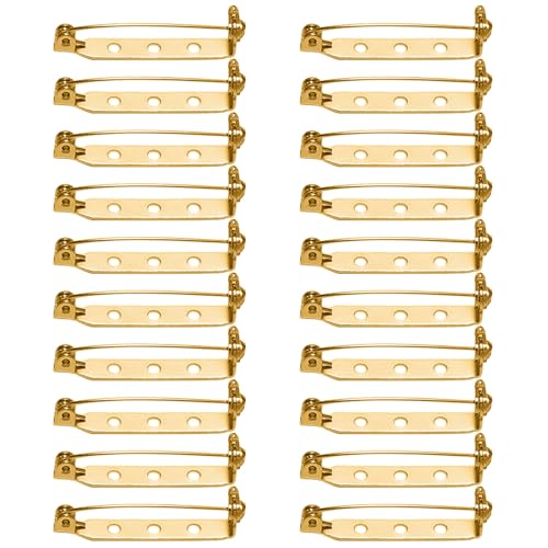 Greabuy Anstecknadeln 20/25/32 mm, für Schmuck, Korsage, vielseitig, 20 Stück von Greabuy