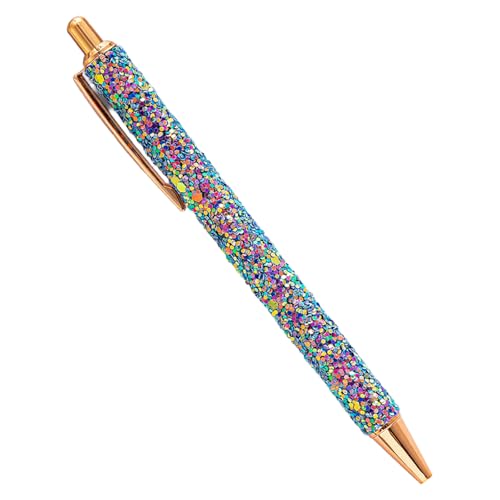 Greabuy Ausgefallener Kugelschreiber für Damen und Mädchen, bunte Kugelschreiber, Pailletten, Journaling-Stift, Metall, einziehbarer Stift, 1,0 mm Pailletten Greabuy Ausgefallener Kugelschreiber für Damen und Mädchen, bunte Kugelschreiber, Pailletten, Journaling-Stift, Metall, einziehbarer Stift, 1,0 mm Pailletten von Greabuy