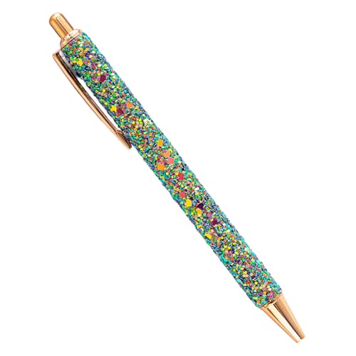 Greabuy Ausgefallener Kugelschreiber für Damen und Mädchen, bunte Kugelschreiber, Pailletten, Journaling-Stift, Metall, einziehbarer Stift, 1,0 mm Pailletten Greabuy Ausgefallener Kugelschreiber für Damen und Mädchen, bunte Kugelschreiber, Pailletten, Journaling-Stift, Metall, einziehbarer Stift, 1,0 mm Pailletten von Greabuy
