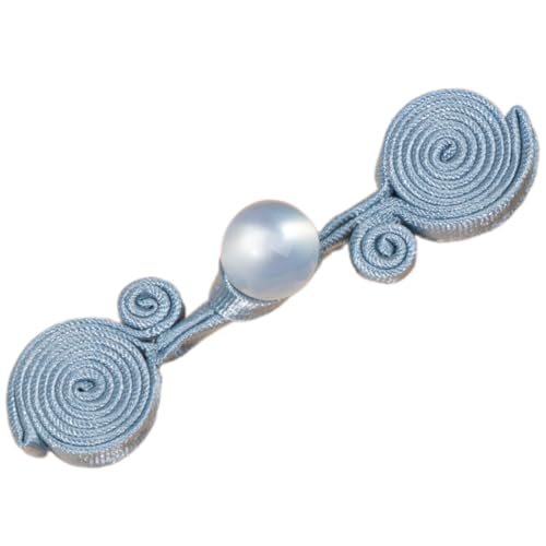 Greabuy Handgefertigte chinesische Knotenknöpfe, Polyester, Kleidungszubehör mit Jade-Perlen für Mantel, Hosen Greabuy Handgefertigte chinesische Knotenknöpfe, Polyester, Kleidungszubehör mit Jade-Perlen für Mantel, Hosen von Greabuy