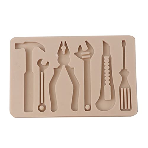Greabuy Hardware-Werkzeugform, Silikon-Fondant-Form, handgefertigt, Kerze, Kunstharz, Kuchendekorationswerkzeug von Greabuy