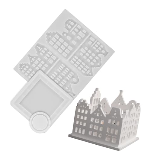 Greabuy Harzform-Set, kreative Designs, Silikonform, Ornament-Formen, geeignet für Kerzenhalter und Zuhause Greabuy Harzform-Set, kreative Designs, Silikonform, Ornament-Formen, geeignet für Kerzenhalter und Zuhause von Greabuy