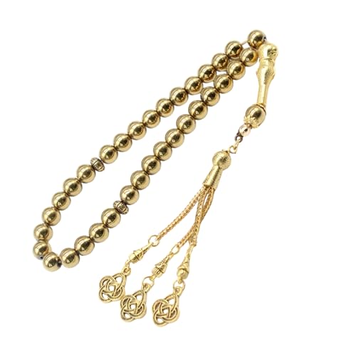 Greabuy Islamik-Perlen, Tasbih-Perlen mit eleganten Quasten-Designs, für Muslime, Anbetungen und Meditation, 33 Stück von Greabuy