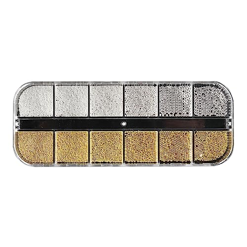 Greabuy Kaviar-Perlen in verschiedenen Größen für Nägel, 3D-Kunstdekorationen, Metallperlen, Design-Schmuck Greabuy Kaviar-Perlen in verschiedenen Größen für Nägel, 3D-Kunstdekorationen, Metallperlen, Design-Schmuck von Greabuy