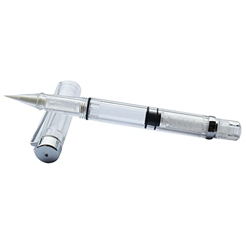 Greabuy Kolbenfüller Füllfederhalter Transparenter Stift für Business für Studenten von Greabuy