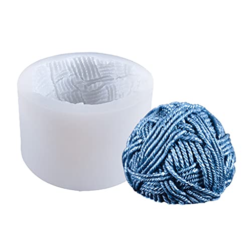 Greabuy Silikonform für Seife, 3D-Garn, Kugeln, Kerzen, Fondant, Kuchen von Greabuy