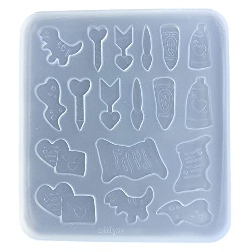 Greabuy Silikonform mit Schleife, Stern, Tennisform, Kartenzubehör, Harz, Schlüsselanhänger, Ohrringe, Anhänger, Epoxidharz, Basteln Greabuy Silikonform mit Schleife, Stern, Tennisform, Kartenzubehör, Harz, Schlüsselanhänger, Ohrringe, Anhänger, Epoxidharz, Basteln von Greabuy