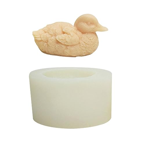 Greabuy Silikonformen in Form einer Schwimmente, Epoxidharz, Kerzenformen, Tischdekoration, Werkzeug zur Herstellung von Ornamenten von Greabuy