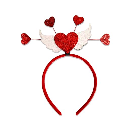 Greabuy Valentinstag-Stirnband, Haarreif, Festival, Party, Requisiten, Zubehör, Herz, Haarband, Cosplay, Kostüm, Kopfbedeckung für Frauen Greabuy Valentinstag-Stirnband, Haarreif, Festival, Party, Requisiten, Zubehör, Herz, Haarband, Cosplay, Kostüm, Kopfbedeckung für Frauen von Greabuy