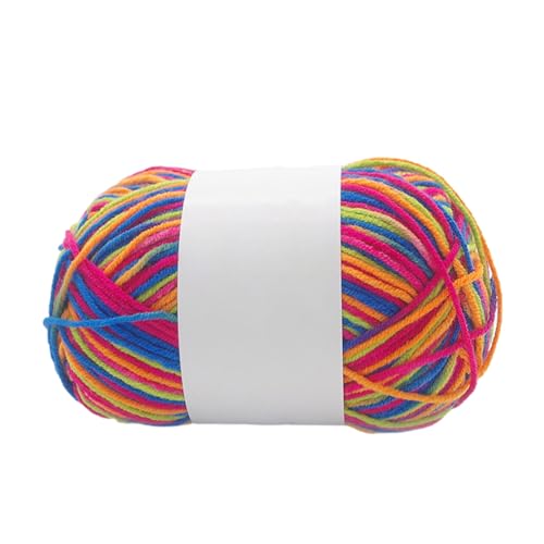 Greabuy Weiches Milch-Baumwollgarn, weiches Häkelgarn, weiches Babydeckengarn zum Häkeln, Weben, Pullover, 50 g Greabuy Weiches Milch-Baumwollgarn, weiches Häkelgarn, weiches Babydeckengarn zum Häkeln, Weben, Pullover, 50 g von Greabuy