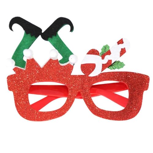 Greabuy Weihnachten Kostüm Brille Frohes Neues Jahr Brille 2023 Frohe Weihnachten Brille Rahmen Photo Booth Requisiten Navidad Party Kostüm Brille Für Männer von Greabuy