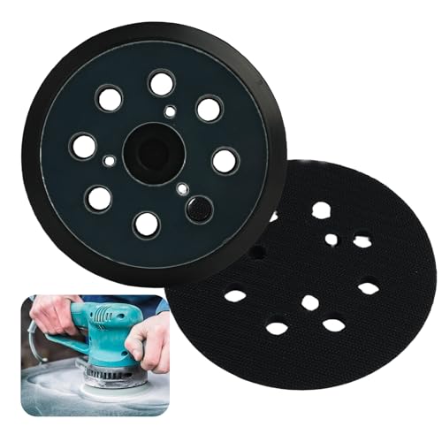 125 mm 5 Zoll Schleifteller mit 8 Löchern Ersatz-Schleifteller kompatibel mit BO5031, M9204, BO5021, BO5041,743081-8 und 151281-08 DW4388 von Greacesrio