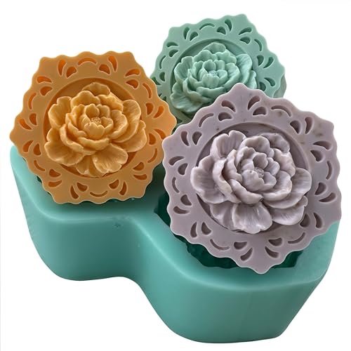 Seifenform mit mehreren Mulden (GM-3RoseCake) von Great Mold