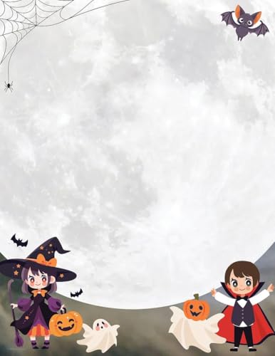 Great Papers! Briefpapier Herbst Briefkopf Gruseliger Halloween-Mond, 21,6 x 27,9 cm, druckerfreundlich, 50 Blatt (2025044) von Great Papers!
