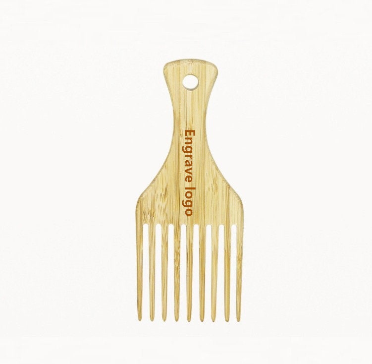 Personalisierte Anpassen Logo-Handmade Bambuskamm Breite Zahn Bartpflege Kamm Gabelkamm Afro Pick Haarbürste Personalisierte Anpassen Logo-Handmade Bambuskamm Breite Zahn Bartpflege Kamm Gabelkamm Afro Pick Haarbürste von GreatBeardCare