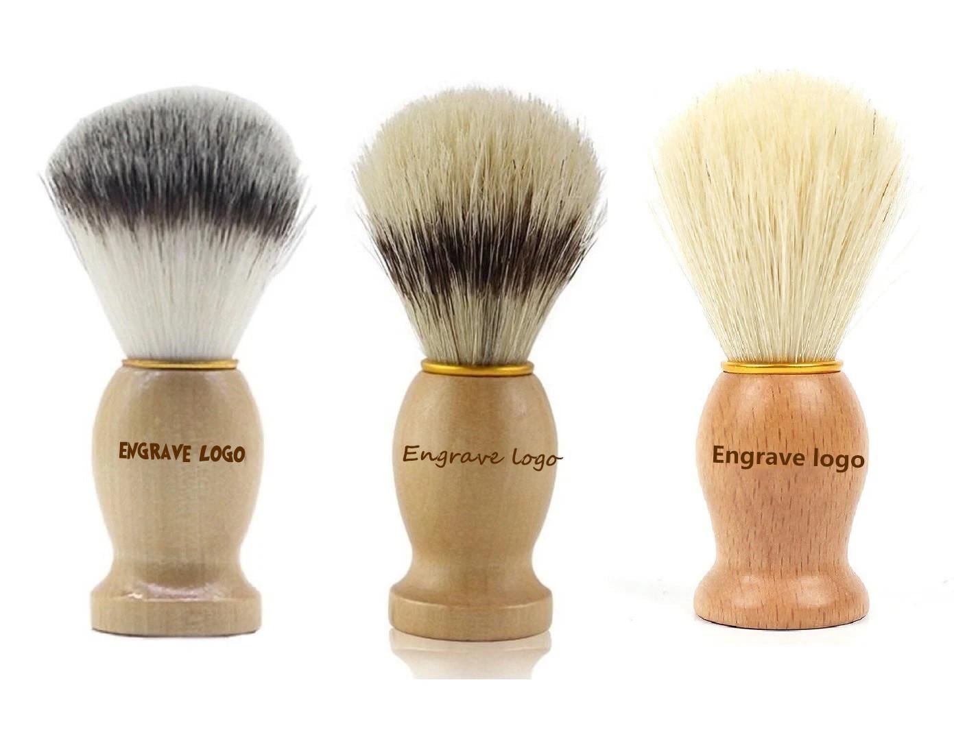 Personalisierte Anpassen Logo-Handmade Brown Holzgriff Nylon Oder Wildschweinborsten Rasierpinsel Bartpflege-Werkzeug Personalisierte Anpassen Logo-Handmade Brown Holzgriff Nylon Oder Wildschweinborsten Rasierpinsel Bartpflege-Werkzeug von GreatBeardCare