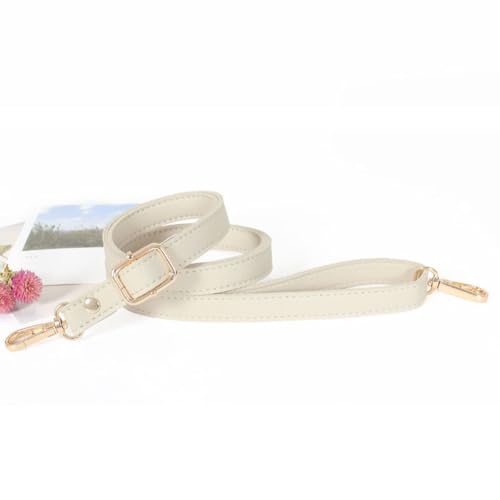GreatRise 1.5 cm Breite PU Leder Schultergurt Ersatz Schulterriemen Verstellbar Schultergurt Dünner Taschenrieme, 80-150cm, Gurt für Damen Taschen Handtaschen Geldbörse Beige Hellgold Schnalle GreatRise 1.5 cm Breite PU Leder Schultergurt Ersatz Schulterriemen Verstellbar Schultergurt Dünner Taschenrieme, 80-150cm, Gurt für Damen Taschen Handtaschen Geldbörse Beige Hellgold Schnalle von GreatRise