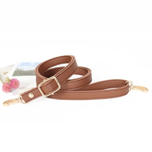 GreatRise 1.5 cm Breite PU Leder Schultergurt Ersatz Schulterriemen Verstellbar Schultergurt Dünner Taschenrieme, 80-150cm, Gurt für Damen Taschen Handtaschen Geldbörse Braun Hellgold Schnalle GreatRise 1.5 cm Breite PU Leder Schultergurt Ersatz Schulterriemen Verstellbar Schultergurt Dünner Taschenrieme, 80-150cm, Gurt für Damen Taschen Handtaschen Geldbörse Braun Hellgold Schnalle von GreatRise