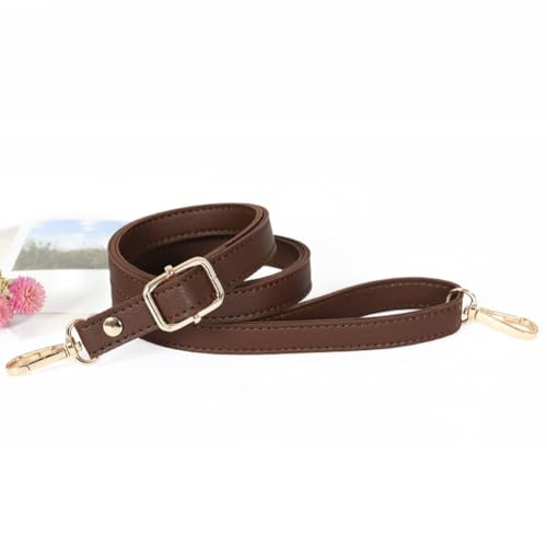 GreatRise 1.5 cm Breite PU Leder Schultergurt Ersatz Schulterriemen Verstellbar Schultergurt Dünner Taschenrieme, 80-150cm, Gurt für Damen Taschen Handtaschen Geldbörse Kaffee Hellgold Schnalle GreatRise 1.5 cm Breite PU Leder Schultergurt Ersatz Schulterriemen Verstellbar Schultergurt Dünner Taschenrieme, 80-150cm, Gurt für Damen Taschen Handtaschen Geldbörse Kaffee Hellgold Schnalle von GreatRise