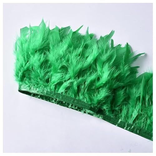 GreatRise 10-15cm Natürliche Truthahnfeder Band Truthahnfeder-Bordüre Fringe Trim Federborte Plüsch Federbesatz für DIY Basteln Nähen Party Hochzeit Kleid Kostüme Dekoration Grasgrün 1m GreatRise 10-15cm Natürliche Truthahnfeder Band Truthahnfeder-Bordüre Fringe Trim Federborte Plüsch Federbesatz für DIY Basteln Nähen Party Hochzeit Kleid Kostüme Dekoration Grasgrün 1m von GreatRise