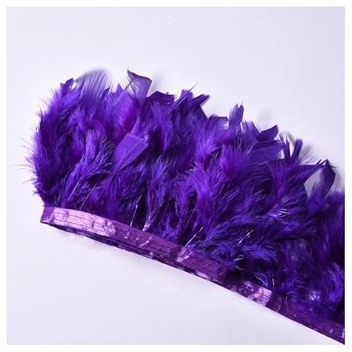 GreatRise 10-15cm Natürliche Truthahnfeder Band Truthahnfeder-Bordüre Fringe Trim Federborte Plüsch Federbesatz für DIY Basteln Nähen Party Hochzeit Kleid Kostüme Dekoration Lila 2m GreatRise 10-15cm Natürliche Truthahnfeder Band Truthahnfeder-Bordüre Fringe Trim Federborte Plüsch Federbesatz für DIY Basteln Nähen Party Hochzeit Kleid Kostüme Dekoration Lila 2m von GreatRise