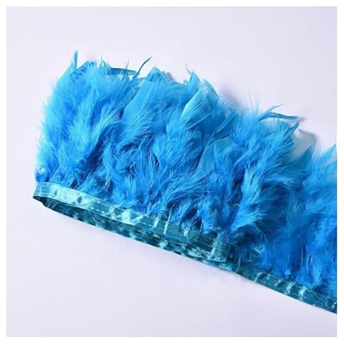 GreatRise 10-15cm Natürliche Truthahnfeder Band Truthahnfeder-Bordüre Fringe Trim Federborte Plüsch Federbesatz für DIY Basteln Nähen Party Hochzeit Kleid Kostüme Dekoration Seeblau 1m GreatRise 10-15cm Natürliche Truthahnfeder Band Truthahnfeder-Bordüre Fringe Trim Federborte Plüsch Federbesatz für DIY Basteln Nähen Party Hochzeit Kleid Kostüme Dekoration Seeblau 1m von GreatRise