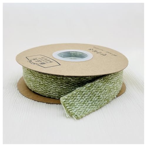 GreatRise 10 Yard Zwei Farben Webband Vintage Geschenkband Dekoband Bastelband Stoffband Polyester Woven Band Ribbon Wolltresse Einfassband für DIY Handwerk Nähen Geschenkverpackungen Bohne Grün 25mm GreatRise 10 Yard Zwei Farben Webband Vintage Geschenkband Dekoband Bastelband Stoffband Polyester Woven Band Ribbon Wolltresse Einfassband für DIY Handwerk Nähen Geschenkverpackungen Bohne Grün 25mm von GreatRise