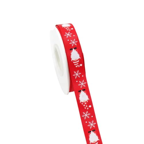 GreatRise 10 Yard×20mmWeihnachten Geschenkband Weihnachtsband Bedrucktes Band Dekoband Schleifenband zum Basteln Ripsband für DIY Weihnachtsdeko Geschenkverpackung Hochzeit Party Deko Rot #2 GreatRise 10 Yard×20mmWeihnachten Geschenkband Weihnachtsband Bedrucktes Band Dekoband Schleifenband zum Basteln Ripsband für DIY Weihnachtsdeko Geschenkverpackung Hochzeit Party Deko Rot #2 von GreatRise