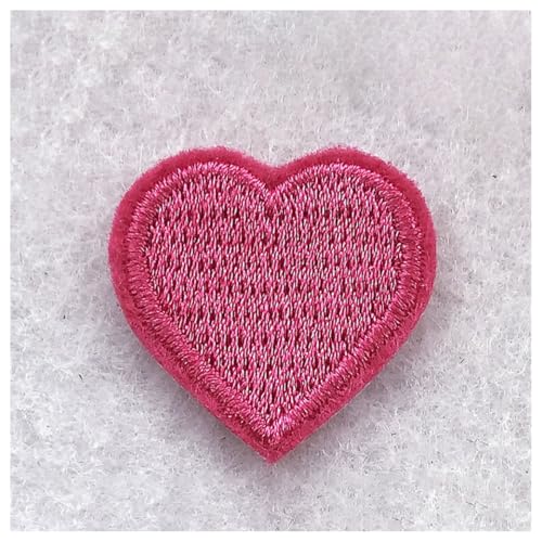 GreatRise 100 Stück Bunt Herz Patch zum Aufbügeln, 2.3×2.4cm Herzform Bestickt Flicken Bügelbilder Aufnäher Klein Herzen Applikation DIY-Zubehör für Nähen Handwerk Kleidung Hosen Tasche Hüte Deko Rosa GreatRise 100 Stück Bunt Herz Patch zum Aufbügeln, 2.3×2.4cm Herzform Bestickt Flicken Bügelbilder Aufnäher Klein Herzen Applikation DIY-Zubehör für Nähen Handwerk Kleidung Hosen Tasche Hüte Deko Rosa von GreatRise