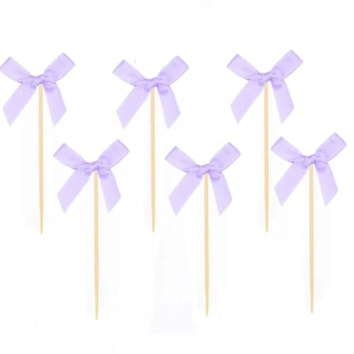 GreatRise 100 Stück Mini Kuchendeko mit Fliege Plugin Schleifen Cupcake Toppers Dessert Picks Zahnstocher Schleife Tortenaufleger für Hochzeit Geburtstag Party Kuchen Backen Deko Lila GreatRise 100 Stück Mini Kuchendeko mit Fliege Plugin Schleifen Cupcake Toppers Dessert Picks Zahnstocher Schleife Tortenaufleger für Hochzeit Geburtstag Party Kuchen Backen Deko Lila von GreatRise