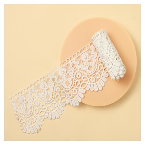 GreatRise 10cm Stickerei Spitzenbesatz Wasserlösliche Spitzenband Bestickte Vintage Spitzenborte Inelastische Milchseide Spitzenbordüre für Vorhang Tischdecke Kleidung Weiß 10cm*10 Yards GreatRise 10cm Stickerei Spitzenbesatz Wasserlösliche Spitzenband Bestickte Vintage Spitzenborte Inelastische Milchseide Spitzenbordüre für Vorhang Tischdecke Kleidung Weiß 10cm*10 Yards von GreatRise