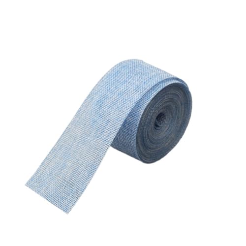 GreatRise 10m Juteband 5cm Breit Geschenkband Jute Schleifenband Sackleinenband Dekoband Stoffband für DIY-Basteln Scrapbooking Geschenkverpackung Hochzeit Weihnachten Party Deko Hellblau GreatRise 10m Juteband 5cm Breit Geschenkband Jute Schleifenband Sackleinenband Dekoband Stoffband für DIY-Basteln Scrapbooking Geschenkverpackung Hochzeit Weihnachten Party Deko Hellblau von GreatRise