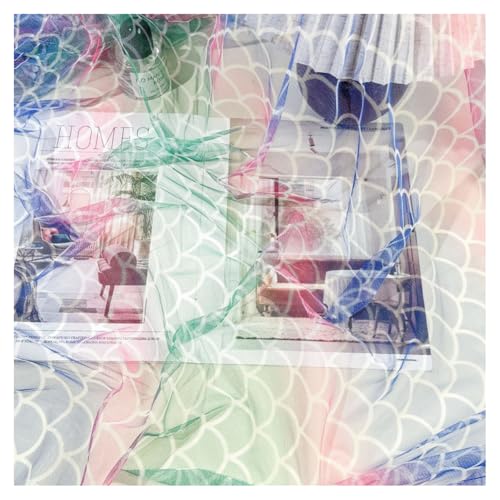 GreatRise 150cm Transparent Meerjungfrauen-Schuppen-Stoff Netzstoff Regenbogen Tüllstoff Leicht Dehnbarer Dekostoff für DIY Nähen Prinzessin-Kleid Brautkleider Hochzeit Schleier Bunte #1 1 Meter GreatRise 150cm Transparent Meerjungfrauen-Schuppen-Stoff Netzstoff Regenbogen Tüllstoff Leicht Dehnbarer Dekostoff für DIY Nähen Prinzessin-Kleid Brautkleider Hochzeit Schleier Bunte #1 1 Meter von GreatRise