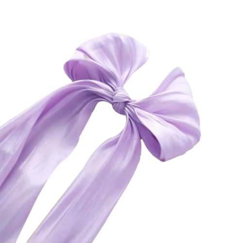 GreatRise 2 Stück 1.2m×20cm Chiffonband Schleifen für DIY, Organza Geschenkschleife Dekoschleife Schleifenband für Hochzeit Geburtstage Geschenkverpackung Blumenstrauß Haarschmuck Deko Hellviolett von GreatRise