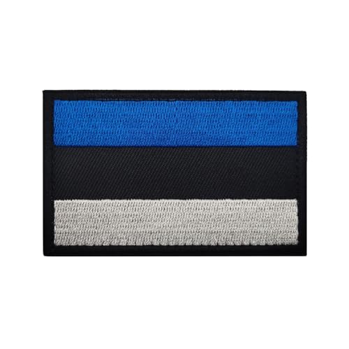 GreatRise 2 Stück Estland Flagge Patch Militär Abzeichen, 8 × 5cm Hook and Loop Europa Flaggen Gestickt Abzeichen Bunt Selbstklebender Patch für Kleidung Rucksack Uniformen Weste Jacke GreatRise 2 Stück Estland Flagge Patch Militär Abzeichen, 8 × 5cm Hook and Loop Europa Flaggen Gestickt Abzeichen Bunt Selbstklebender Patch für Kleidung Rucksack Uniformen Weste Jacke von GreatRise