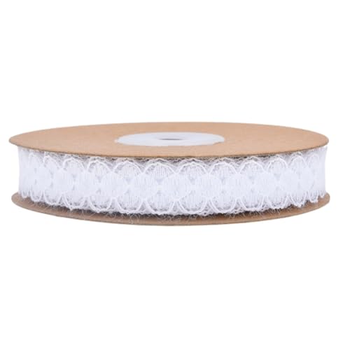 GreatRise 20 Yard Spitzenband Rollen 1.5 cm Breite Dünn Spitzenbordüre Vintage Spitze Geschenkband Dekoband zum Nähen Stoffband für DIY Handwerk Tischdeko Hochzeit Party Dekoration Weiß GreatRise 20 Yard Spitzenband Rollen 1.5 cm Breite Dünn Spitzenbordüre Vintage Spitze Geschenkband Dekoband zum Nähen Stoffband für DIY Handwerk Tischdeko Hochzeit Party Dekoration Weiß von GreatRise