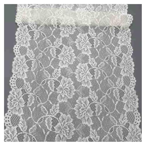 GreatRise 20 Yard Weiß Elastizität Spitzenbordüre 30cm Breit Spitzenband Vintage Blumenmuster Spitzenstoff Spitze Dekoband für DIY Nähen Handwerk Kleidung Unterwäsche Tischläufer Dekoration #A GreatRise 20 Yard Weiß Elastizität Spitzenbordüre 30cm Breit Spitzenband Vintage Blumenmuster Spitzenstoff Spitze Dekoband für DIY Nähen Handwerk Kleidung Unterwäsche Tischläufer Dekoration #A von GreatRise