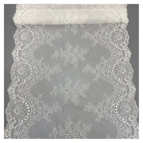 GreatRise 20 Yard Weiß Elastizität Spitzenbordüre 30cm Breit Spitzenband Vintage Blumenmuster Spitzenstoff Spitze Dekoband für DIY Nähen Handwerk Kleidung Unterwäsche Tischläufer Dekoration #G GreatRise 20 Yard Weiß Elastizität Spitzenbordüre 30cm Breit Spitzenband Vintage Blumenmuster Spitzenstoff Spitze Dekoband für DIY Nähen Handwerk Kleidung Unterwäsche Tischläufer Dekoration #G von GreatRise
