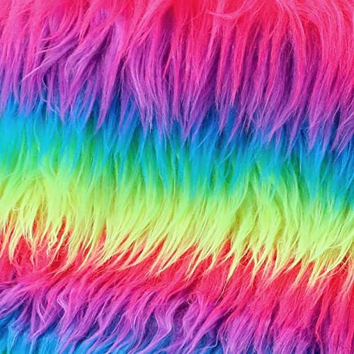 GreatRise 25 * 25cm Quadratisch Kunstpelz Stoff Material Shaggy-Kunstfell-Stoff Schnitte Plüsch Aufnäher Patches Stoff für Kleidung Teppiche Flicken Sofa Decken Sitzkissen Regenbogen-Streifen 2 Stück GreatRise 25 * 25cm Quadratisch Kunstpelz Stoff Material Shaggy-Kunstfell-Stoff Schnitte Plüsch Aufnäher Patches Stoff für Kleidung Teppiche Flicken Sofa Decken Sitzkissen Regenbogen-Streifen 2 Stück von GreatRise