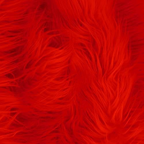 GreatRise 25 * 25cm Quadratisch Kunstpelz Stoff Material Shaggy-Kunstfell-Stoff Schnitte Plüsch Aufnäher Patches Stoff für Kleidung Teppiche Flicken Sofa Decken Sitzkissen Rot 1 Stück GreatRise 25 * 25cm Quadratisch Kunstpelz Stoff Material Shaggy-Kunstfell-Stoff Schnitte Plüsch Aufnäher Patches Stoff für Kleidung Teppiche Flicken Sofa Decken Sitzkissen Rot 1 Stück von GreatRise