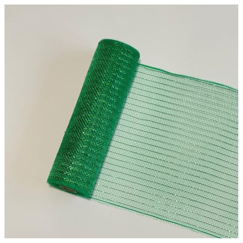 GreatRise 26cm x 10 Yard Weihnachts-Poly-Netzband Metallfolie Deko-Mesh-Band Durchscheinendes Glitzergarnband Bastelband für DIY Kranz Girlande Weihnachtsgrün + Grüner Zwiebeldraht 26cm×10 Yard GreatRise 26cm x 10 Yard Weihnachts-Poly-Netzband Metallfolie Deko-Mesh-Band Durchscheinendes Glitzergarnband Bastelband für DIY Kranz Girlande Weihnachtsgrün + Grüner Zwiebeldraht 26cm×10 Yard von GreatRise