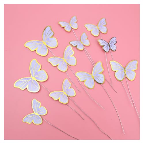 GreatRise 30 Stück 3D Schmetterling Kuchen Torten Deko Set zum DIY Dreidimensional Tortendeko Geburtstag Kuchendeko Tortenaufleger für Party Taufe Hochzeitstorte Dessert Cupcake Toppers #1 Lila GreatRise 30 Stück 3D Schmetterling Kuchen Torten Deko Set zum DIY Dreidimensional Tortendeko Geburtstag Kuchendeko Tortenaufleger für Party Taufe Hochzeitstorte Dessert Cupcake Toppers #1 Lila von GreatRise